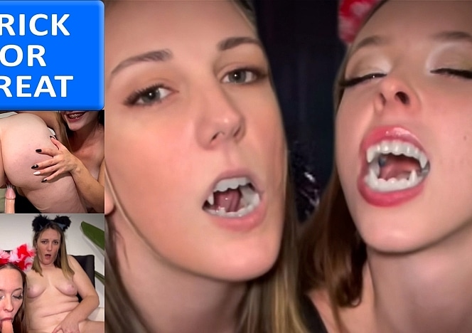 Trick Or Treat! Vampire Babes Make You Their Fucktoy (With Kendall Morr)